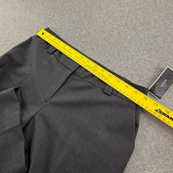 New Alfani Dress Pants Size 10 Petite Hook Closure Pockets Viscose, lycra, Polye - Picture 11 of 15